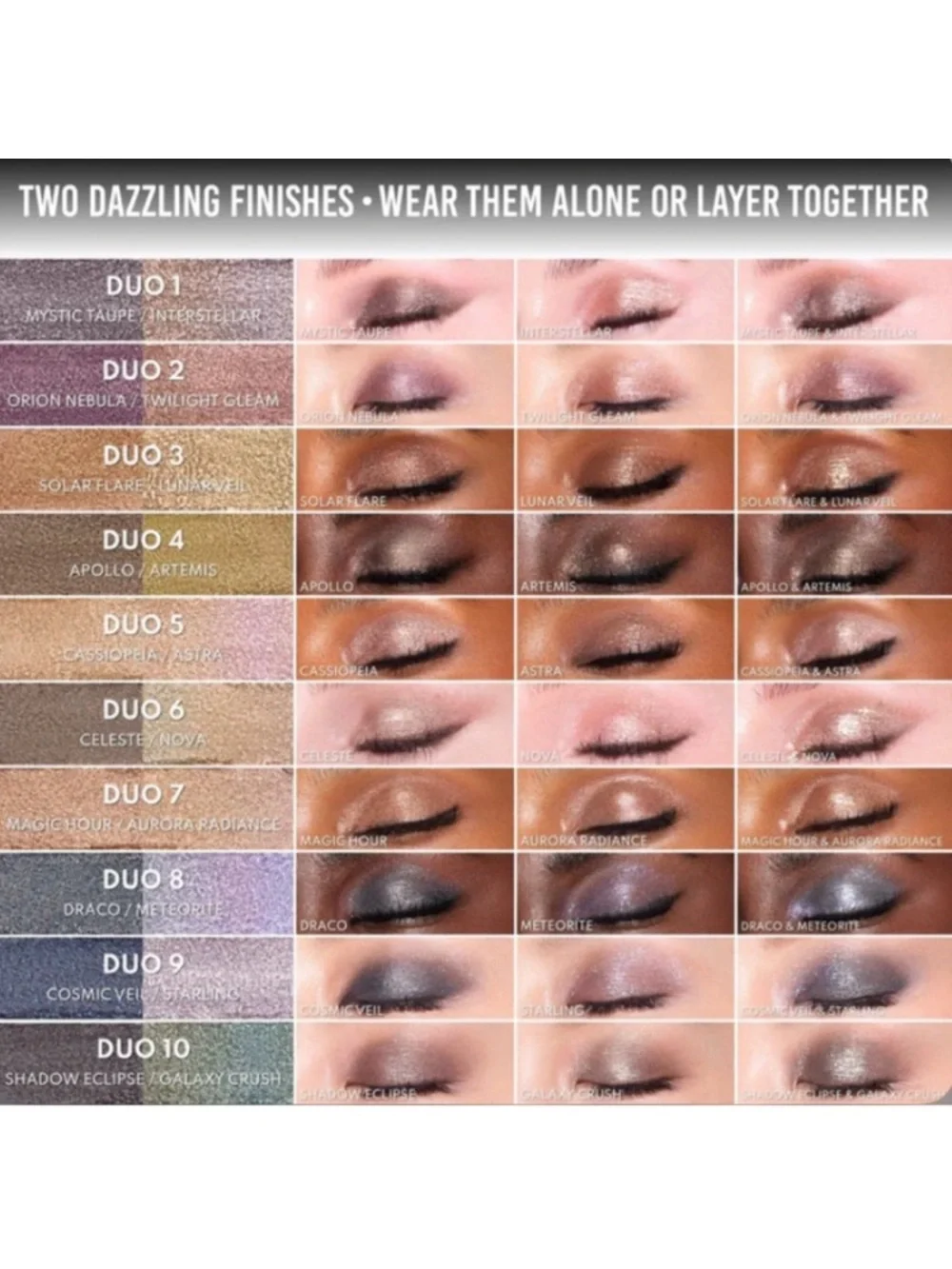 Danessa Myricks Beauty COLORFIX Stick Duo #10 Shadow Eclipse/Galaxy Crush NIB✅